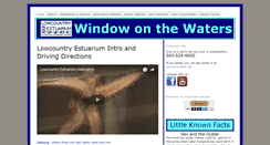Desktop Screenshot of lowcountryestuarium.org