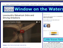 Tablet Screenshot of lowcountryestuarium.org